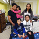 Salvador Baez; his wife, undocumented immigrant Jeanette Vizguerra, who has lived in the U.S. for 20 years; and their children, Roberto Baez (lower left), 10, Zury Baez (center), 6, and Luna Baez in the First Unitarian Society Church of Denver on Feb. 16, 2017. Vizguerra has taken refuge in the church with her family for fear of being deported by Immigration and Customs Enforcement. (Chris Schneider/AFP/Getty Images)